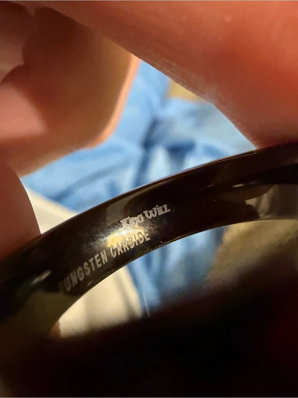 KING WILL DRAGON TUNGSTEN MENS WEDDING BAND size 11